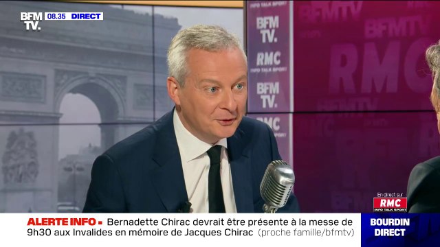 Bruno Le Maire: On ne pouvait pas s'empêcher d'avoir beaucoup d'affection pour Jacques Chirac