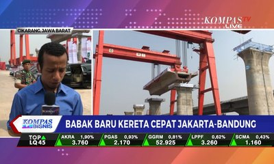 Babak Baru Kereta Cepat Jakarta-Bandung, Girder Pertama Ditanam