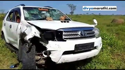 अपघात / तानाजी सावंत यांच्या वाहनाच्या धडकेत तरुणाचा मृत्यू