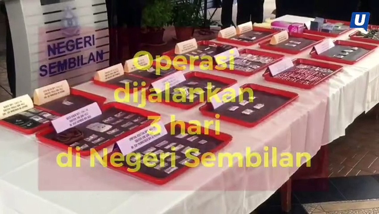 107 tokan dadah ditahan di Negeri Sembilan