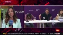 Las sufridas madres de Podemos: El 'Canal 24 Horas' pilla in fraganti a Irene Montero y a Pablo Iglesias