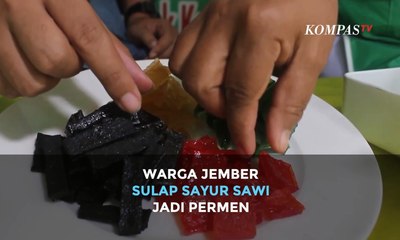 Warga Jember Sulap Sayur Sawi Jadi Permen