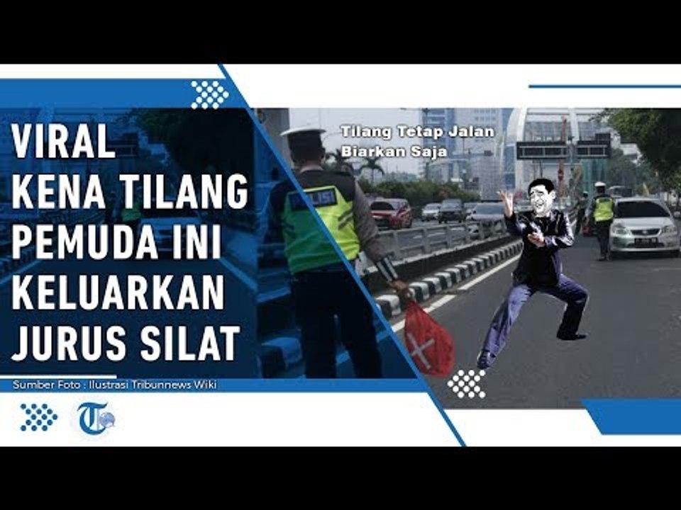 VIRAL, Video Viral Pengendara Keluarkan Jurus Silat Ketika Ditilang