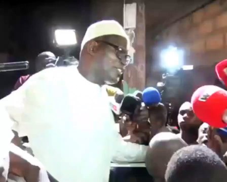 Parcelles Assainies _ Les premiers mots de Khalifa Sall