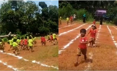 ഓട്ടമത്സരത്തിന് വിസില്‍ മുഴങ്ങിയപ്പോള്‍ കാണിച്ചു കൂട്ടിയത് കണ്ടോ | Oneindia Malayalam