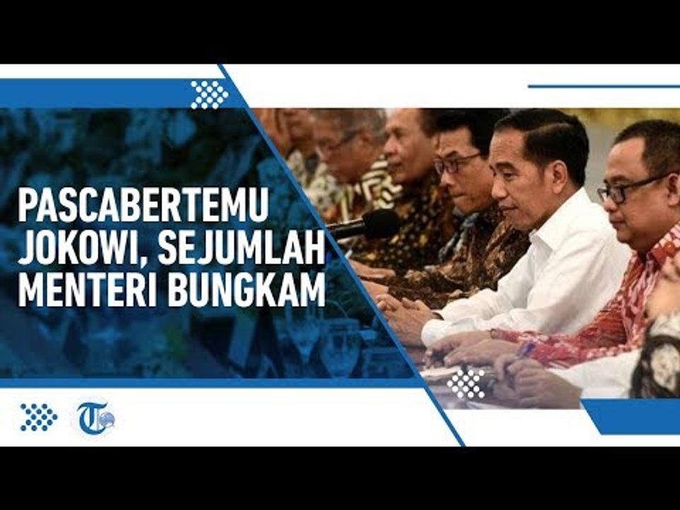 Setelah Bertemu Jokowi Bahas Situasi Terkini, Sejumlah Menteri Pilih Bungkam