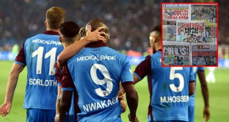 Trabzonspor, Beşiktaş'ı farklı geçti! Trabzon yerel basını coştu