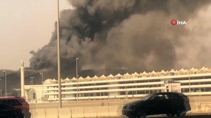 -  Cidde'de Hızlı Tren İstasyonundaki Yangında 11 Kişi Yaralandı- Yangın Kontrol Altına Alındı