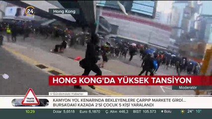 Hong Kong'da yüksek tansiyon