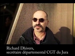 Richard Dhivers, secrétaire départemental  CGT du Jura