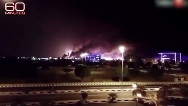 Suudi Arabistan petrol tesisine saldırının görüntüleri yayınlandı