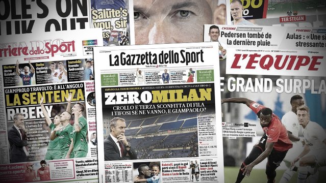 Ole Gunnar Solskjær réclame un buteur pour Manchester United, Franck Ribéry captive l'Italie