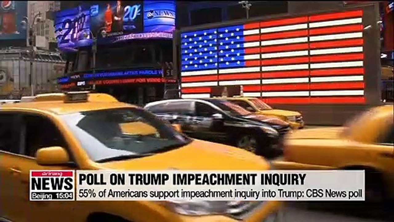 55% of Americans support impeachment inquiry into Trump: CBS News poll