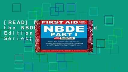 [READ] First Aid for the NBDE Part 1, Third Edition (First Aid Series)