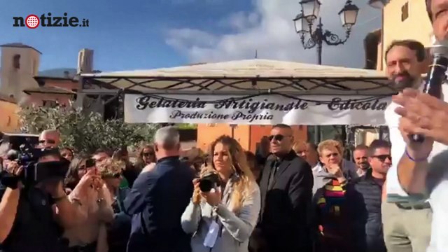 Umbria, Salvini promette: Se mi votate, non ci saranno migranti qui | Notizie.it