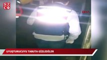 Uyuşturucuyu tabuta gizlediler