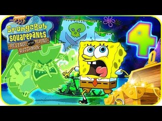 SpongeBob : Revenge of the Flying Dutchman Walkthrough Part 4 (PS2, GCN) 100% Sandy&#39;s Tree Dome