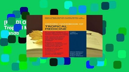 [READ] Oxford Handbook of Tropical Medicine (Oxford Medical Handbooks)