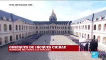 Obsèques de Jacques Chirac : honneurs militaires aux Invalides en présence d'Emmanuel Macron