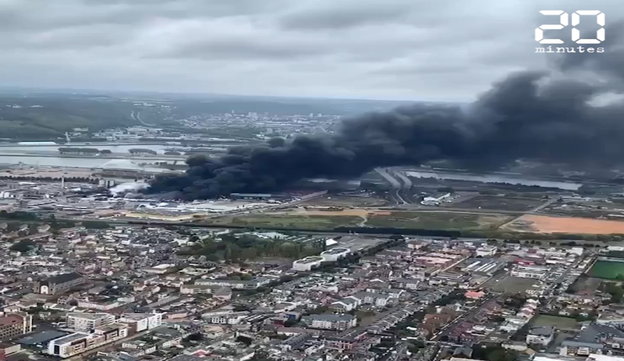 Incendie de l’usine Lubrizol à Rouen : Le feu est désormais éteint