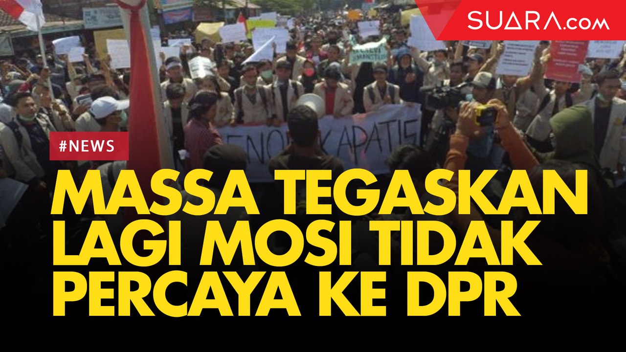 Orator Aksi Gejayan Memanggil 2 Tegaskan Lagi Mosi Tak Percaya DPR