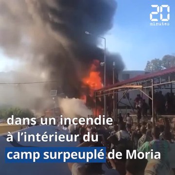 Incendie meurtrier dans un camp de réfugiés en Grèce