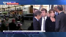 Nicolas Sarkozy et Carla Bruni arrivent à leur tour à Saint-Sulpice