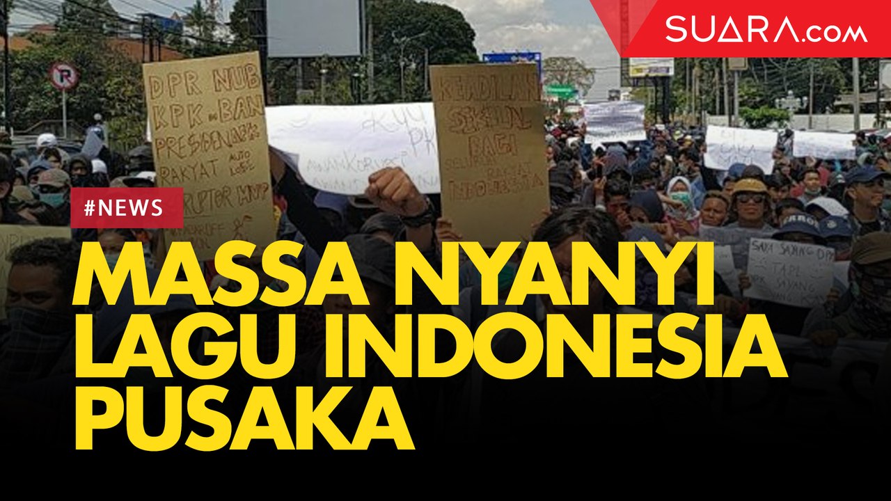 Merinding, Peserta Aksi Gejayan Memanggil 2 Kumandangkan Lagu Indonesia Pusaka