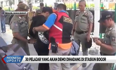 30 Pelajar yang akan Demo Dihadang di Stasiun Bogor