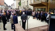 Sarrebourg plongée dans le silence en hommage à Jacques Chirac