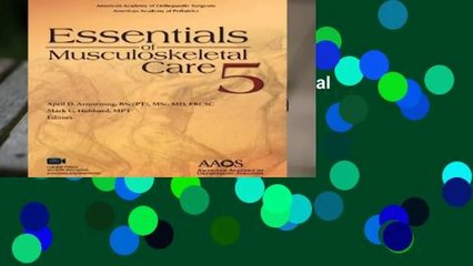 [FREE] Essentials of Musculoskeletal Care 5