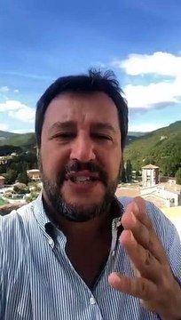 Salvini a Cascia, terra di Santa Rita nella splendida Umbria (30.09.19)