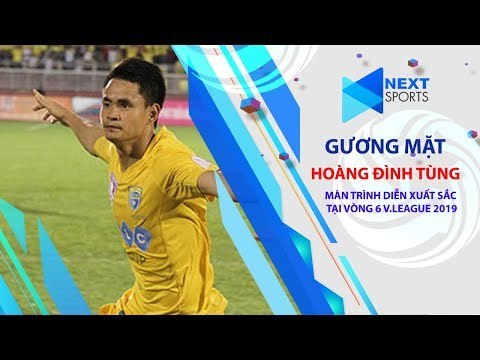 Đình Tùng thi đấu ấn tượng ẵm luôn danh hiệu cầu thủ xuất sắc nhất trận Thánh Hóa - S.Khánh Hòa