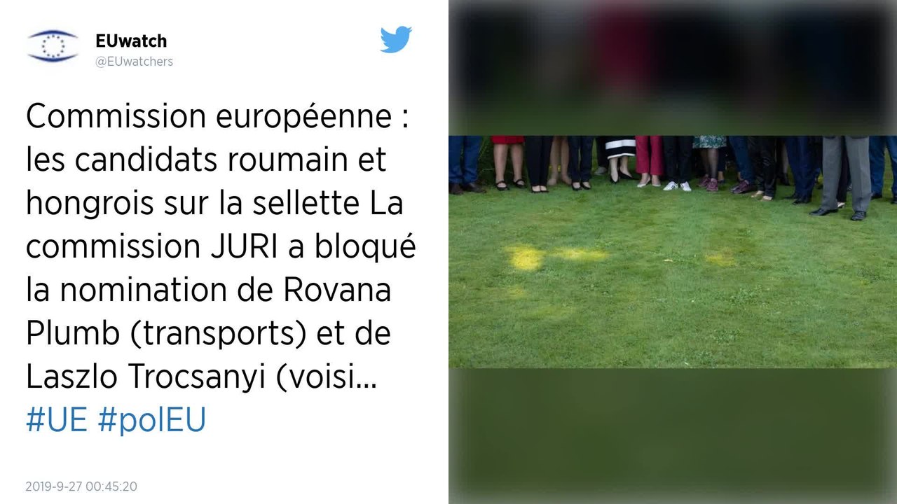 Les eurodéputés rejettent les candidats hongrois et roumain à la Commission
