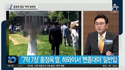 홍정욱 딸도 ‘마약 밀반입’