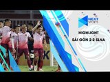 Thủ môn ĐT Việt Nam nhận 2 bàn thua chỉ trong 1 phút | Highlight Sài Gòn vs SLNA| NEXT SPORTS