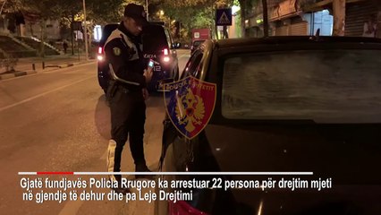 Ora News - Shkelën rregullat e qarkullimit, arrestohen 22 shoferë