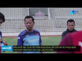 Toàn cảnh buổi tập đầu tiên của đội tuyển Việt Nam tại Buriram