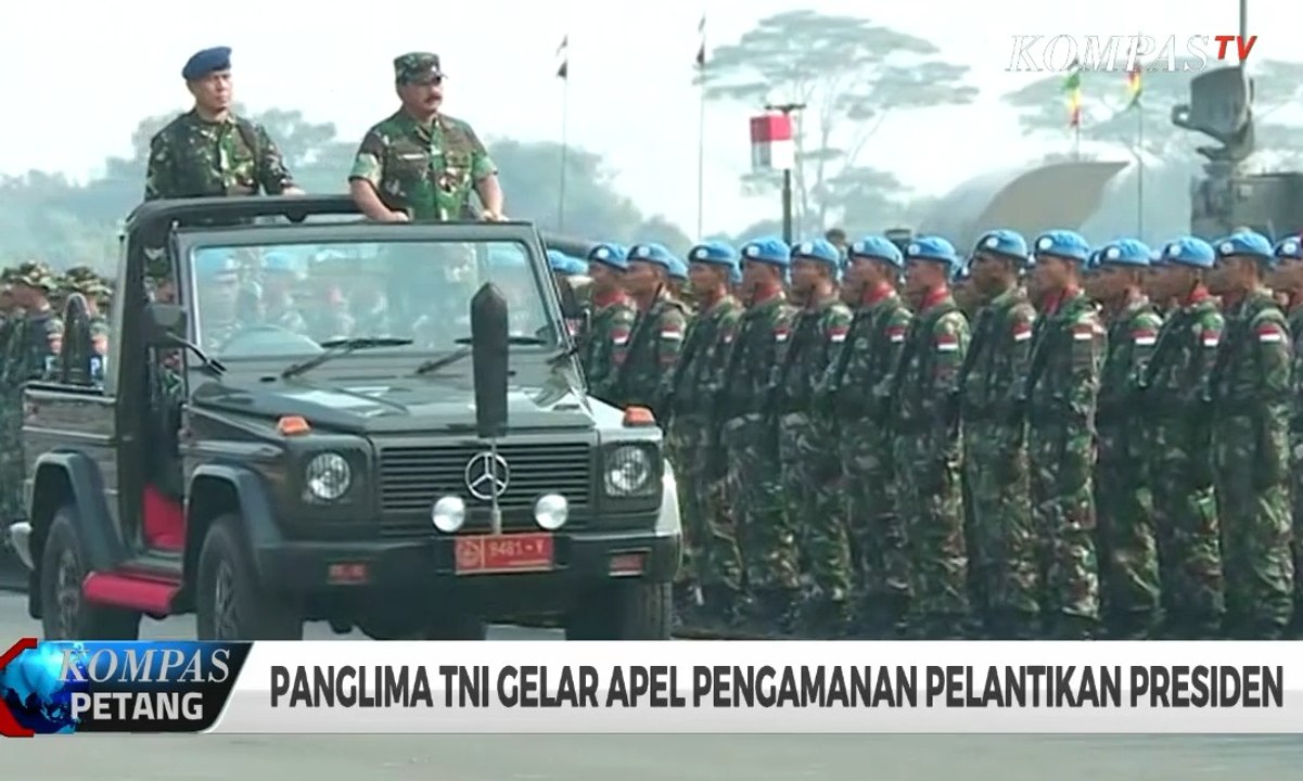 Panglima TNI Gelar Apel Pengamanan Pelantikan Presiden