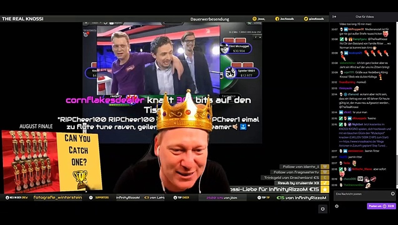 Knossi Livestream 27.09.19 (Telefonat mit Gurkensohn)