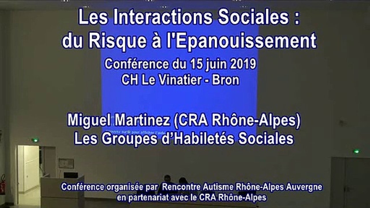 Les Groupes d’habiletés sociales : Miguel Martinez