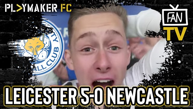 Fan TV | Leicester 5-0 Newcastle | Magpies fans sing through the pain
