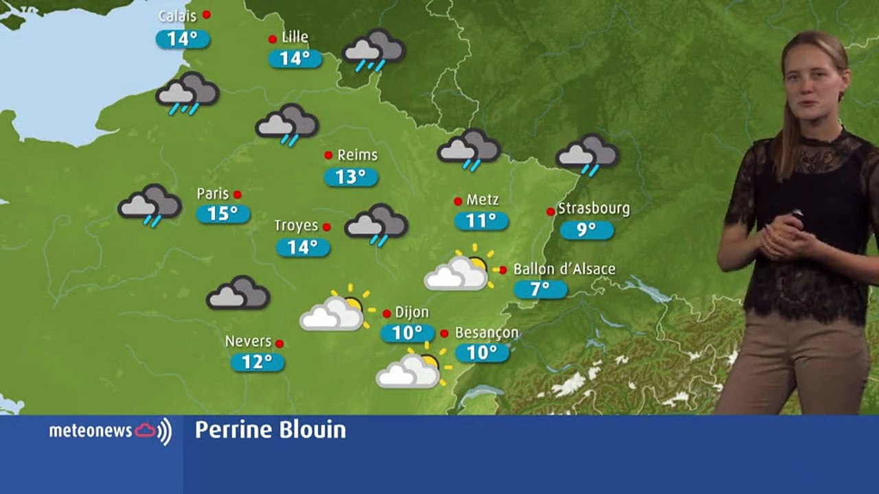 La météo du mardi 1er octobre en Lorraine et Fr...