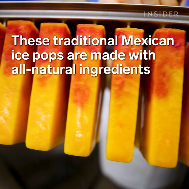 These traditional Mexican ice pops are made wit...
