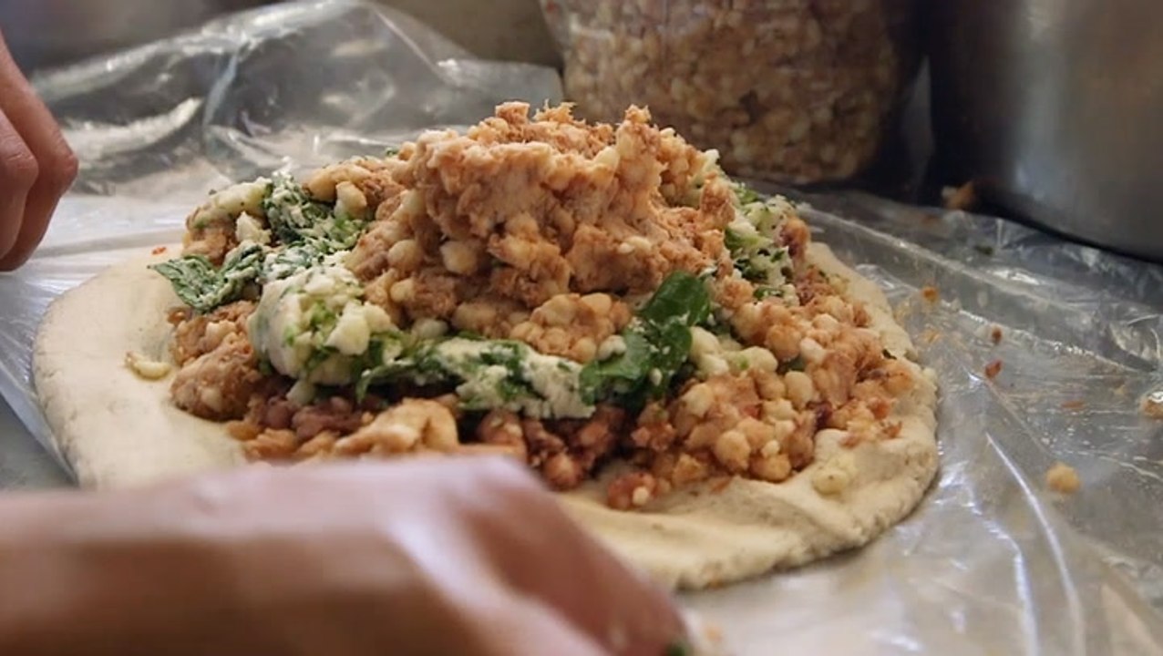 This food truck sells giant pupusas
