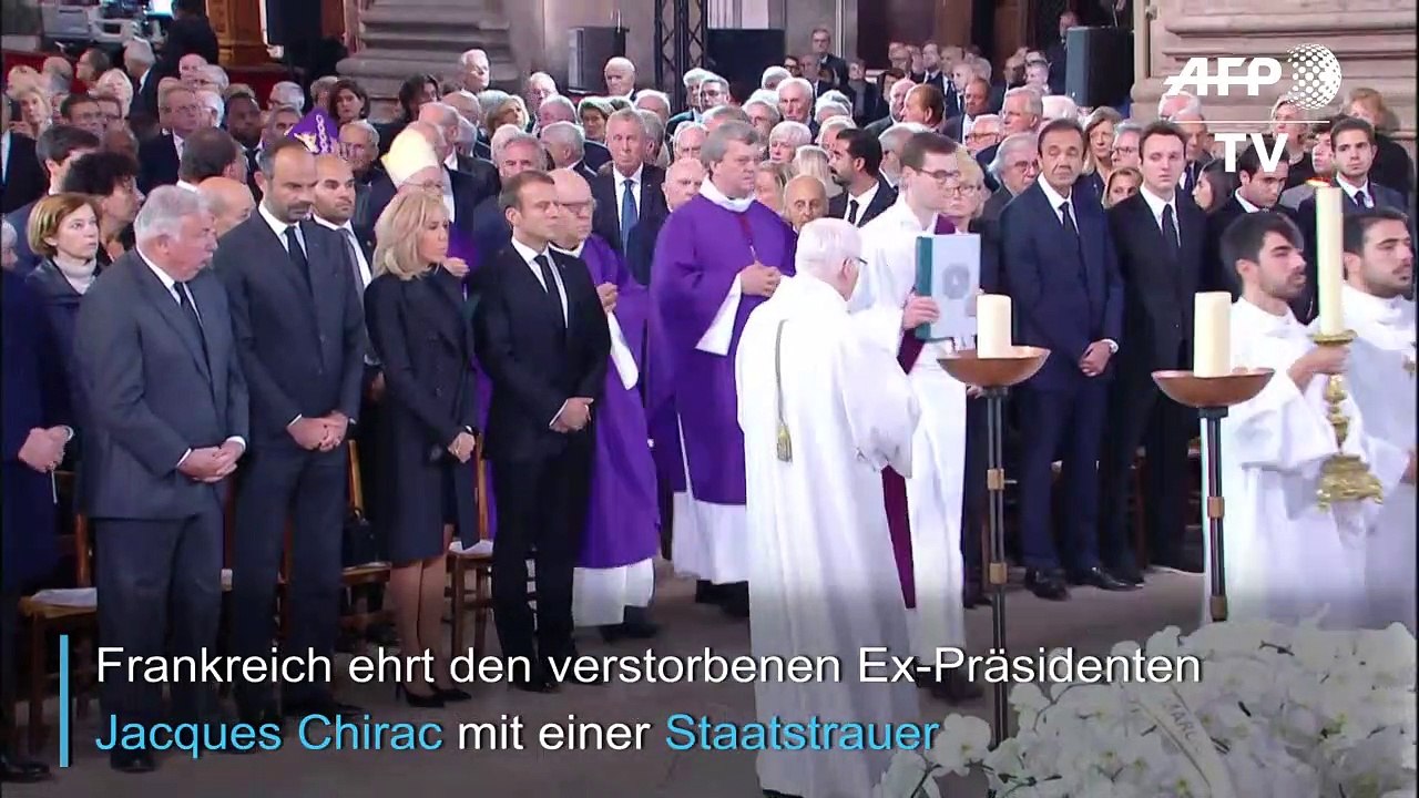 Staatstrauer für Frankreichs verstorbenen Ex-Präsidenten Chirac