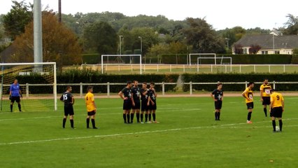 Durtal A- La Pouèze Coupe de l'Anjou petit coup franc de Kévin Eon.