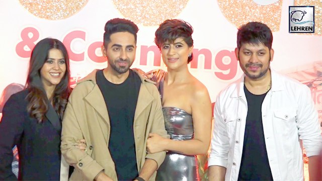 Ayushmann Khurrana And Ekta Kapoor At The Success Party Of Dream Girl