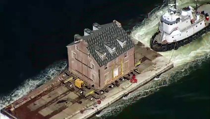 Tarihi konak böyle taşındı