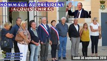 Hommage à JACQUES CHIRAC a TRETS 30SEPT2019